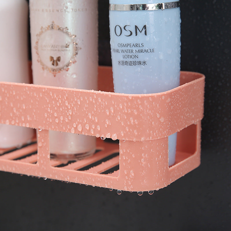 Bathroom Storage Rack Wall-Mounted Bathroom Punch-Free Storage Rack Toilet Suction Cup Bathroom Storage Tripod