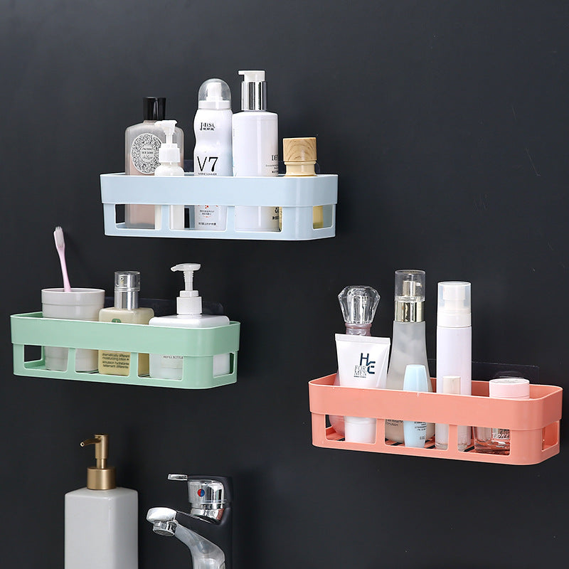 Bathroom Storage Rack Wall-Mounted Bathroom Punch-Free Storage Rack Toilet Suction Cup Bathroom Storage Tripod
