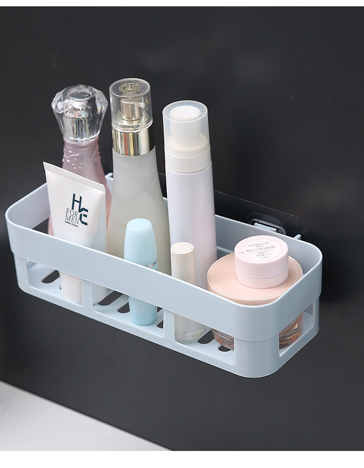 Bathroom Storage Rack Wall-Mounted Bathroom Punch-Free Storage Rack Toilet Suction Cup Bathroom Storage Tripod