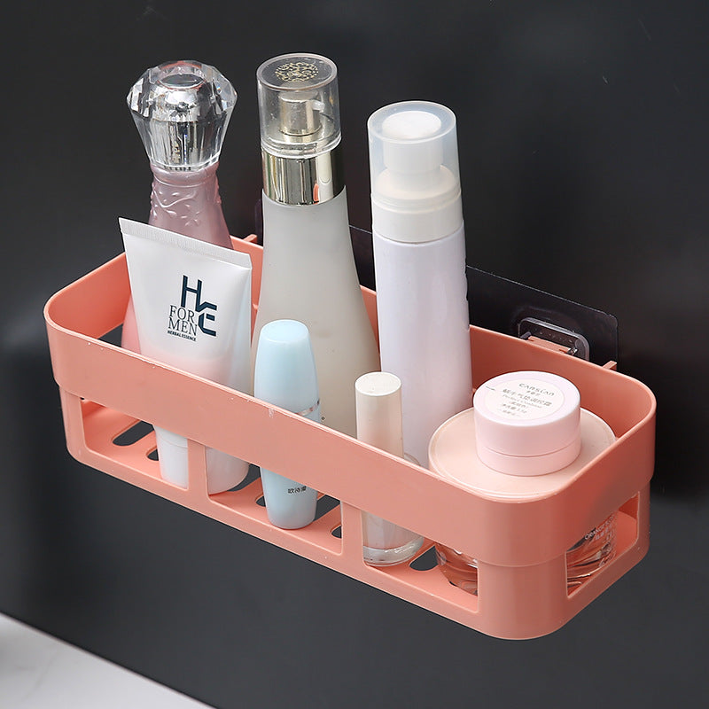 Bathroom Storage Rack Wall-Mounted Bathroom Punch-Free Storage Rack Toilet Suction Cup Bathroom Storage Tripod