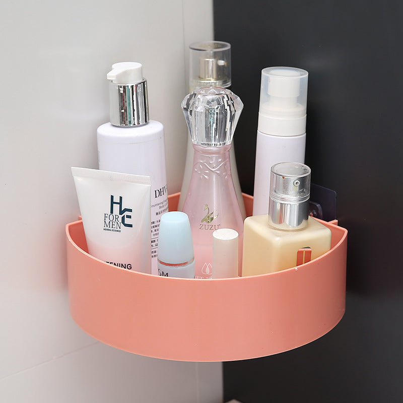 Bathroom Storage Rack Wall-Mounted Bathroom Punch-Free Storage Rack Toilet Suction Cup Bathroom Storage Tripod