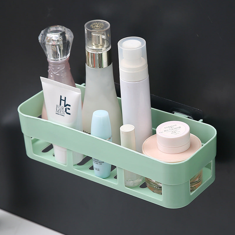 Bathroom Storage Rack Wall-Mounted Bathroom Punch-Free Storage Rack Toilet Suction Cup Bathroom Storage Tripod