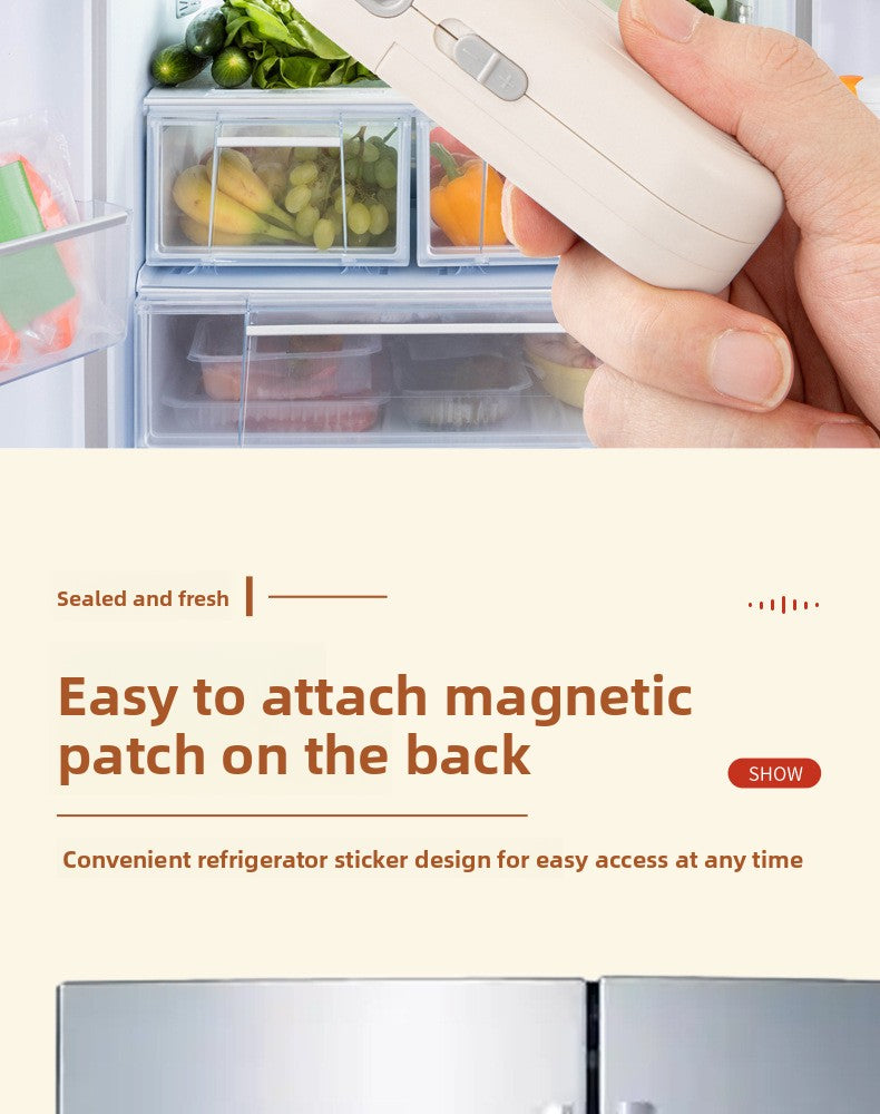 Mini Sealing Machine Small Household Plastic Sealer Snack Moisture-Proof Sealing Artifact Portable Hand Press Plastic Bag Sealer