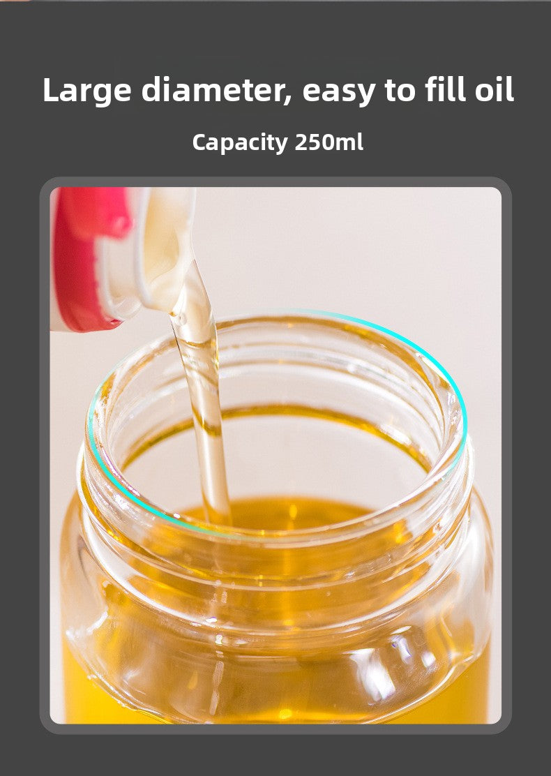 Personalized Design Oil Sprayer Kitchen Household Glass Spray Oil Sprayer Leak-Proof Oil Can Air Fryer Oil Spray Bottle