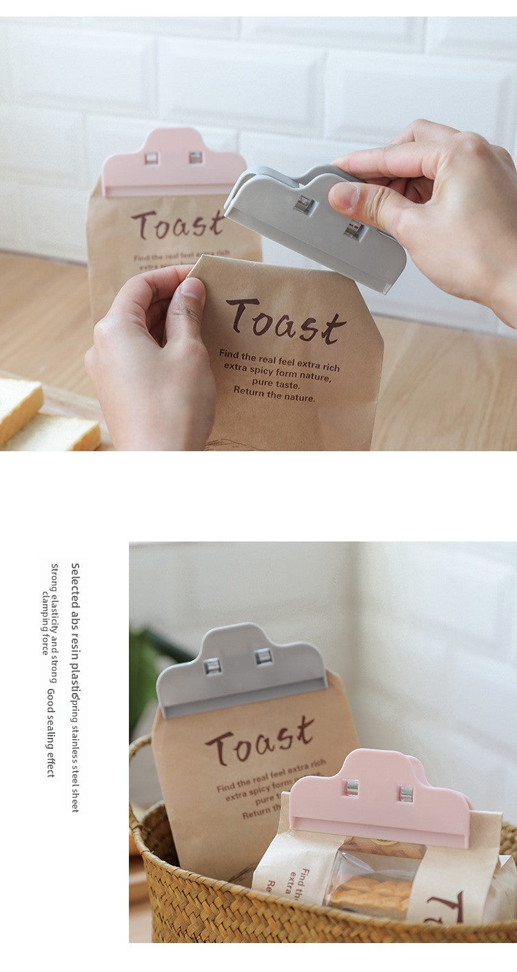 Kitchen Potato Chip Sealing Clips Wholesale Food Japanese Sealing Device Household Plastic Snack Bag Sealing Clips