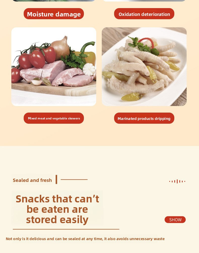 Mini Sealing Machine Small Household Plastic Sealer Snack Moisture-Proof Sealing Artifact Portable Hand Press Plastic Bag Sealer