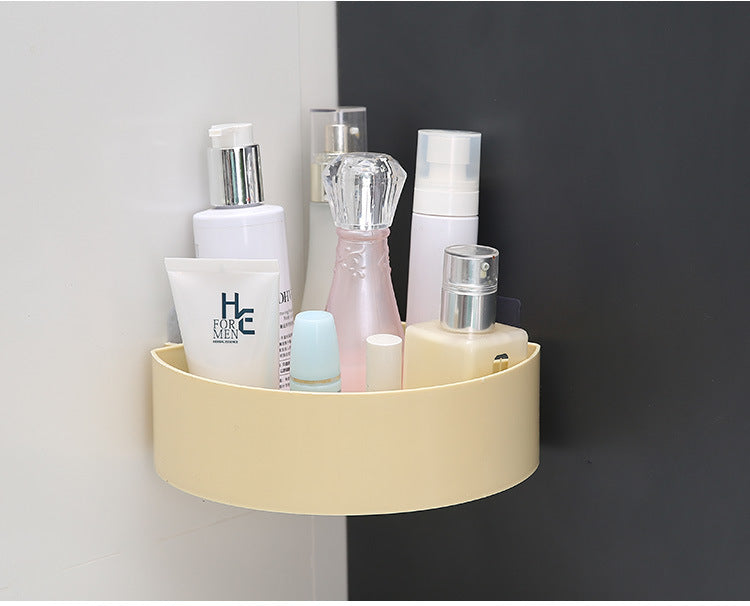 Bathroom Storage Rack Wall-Mounted Bathroom Punch-Free Storage Rack Toilet Suction Cup Bathroom Storage Tripod