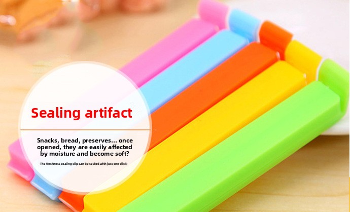 11cm Sealing Clip Food Sealing Clip Eco-friendly Plastic Bag Sealing Moisture-proof Clip