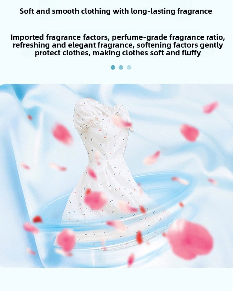 5-in-1 Laundry Pods Long-lasting Fragrance Pods Powerful Stain Removal Softening Antibacterial Mite Removal Laundry Pods Concentrated Laundry Detergent
