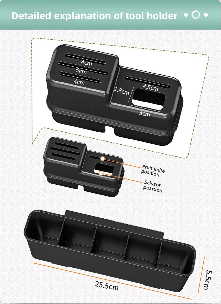 Kitchen Dish Rack Draining Rack Storage Rack Countertop Bowl Plate Bowl Chopstick Organizer Rack with Cup Holder Dish Rack