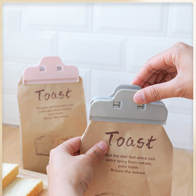 Kitchen Potato Chip Sealing Clips Wholesale Food Japanese Sealing Device Household Plastic Snack Bag Sealing Clips