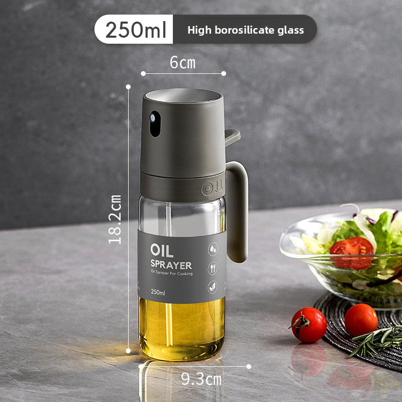 Personalized Design Oil Sprayer Kitchen Household Glass Spray Oil Sprayer Leak-Proof Oil Can Air Fryer Oil Spray Bottle