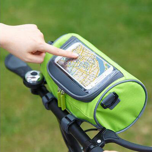 Cross-Border New Bicycle Bag Handlebar Bag Front Bag Mountain Bike Bicycle Accessories Cycling Bag Touchscreen Phone Bag
