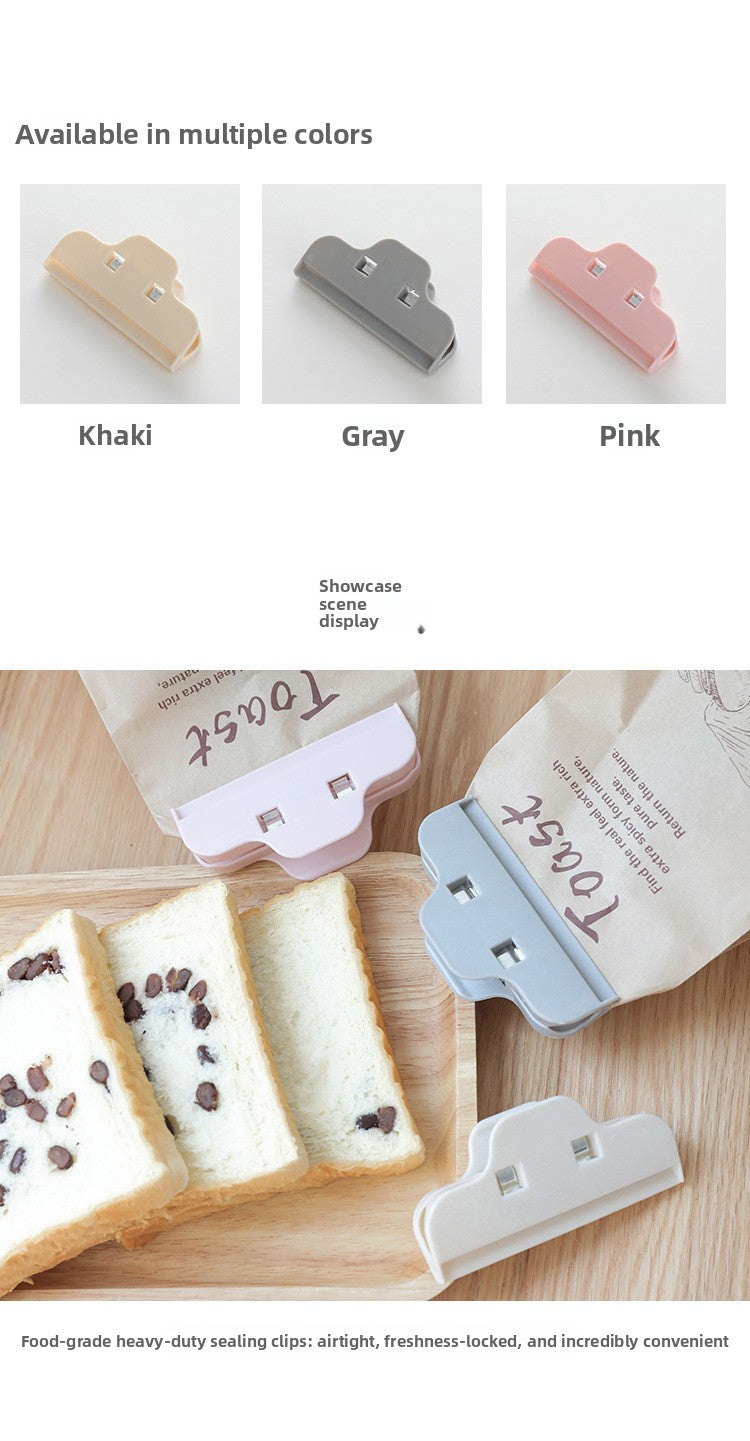 Kitchen Potato Chip Sealing Clips Wholesale Food Japanese Sealing Device Household Plastic Snack Bag Sealing Clips