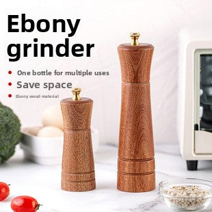 Manual 5inch 8inch 10inch Grinder Pepper Grinder Oak Wood Sichuan Pepper Freshly Ground Pepper Powder Seasoning Jar Grinder Bottle