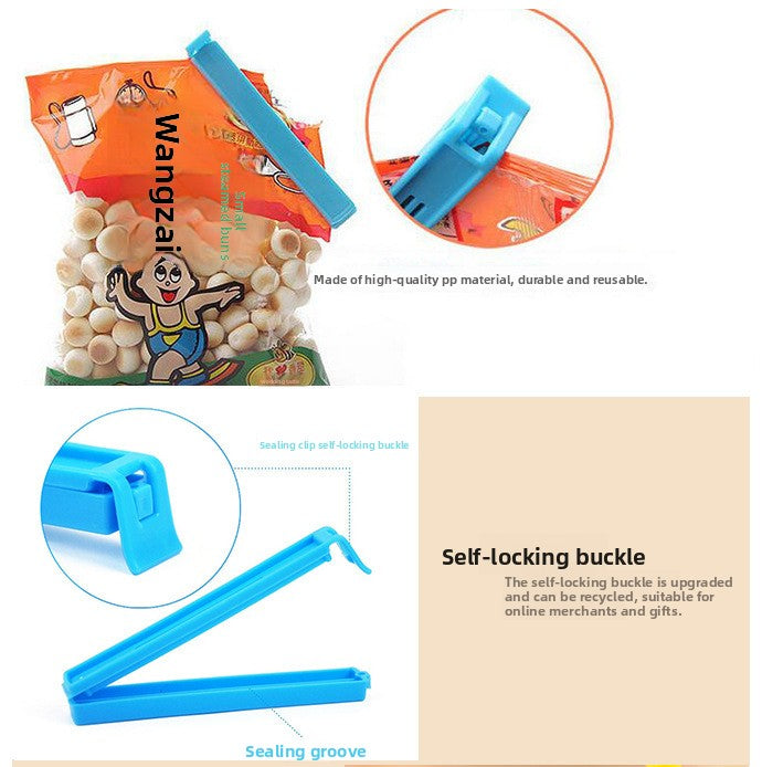 11cm Sealing Clip Food Sealing Clip Eco-friendly Plastic Bag Sealing Moisture-proof Clip