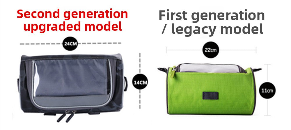 Cross-Border New Bicycle Bag Handlebar Bag Front Bag Mountain Bike Bicycle Accessories Cycling Bag Touchscreen Phone Bag
