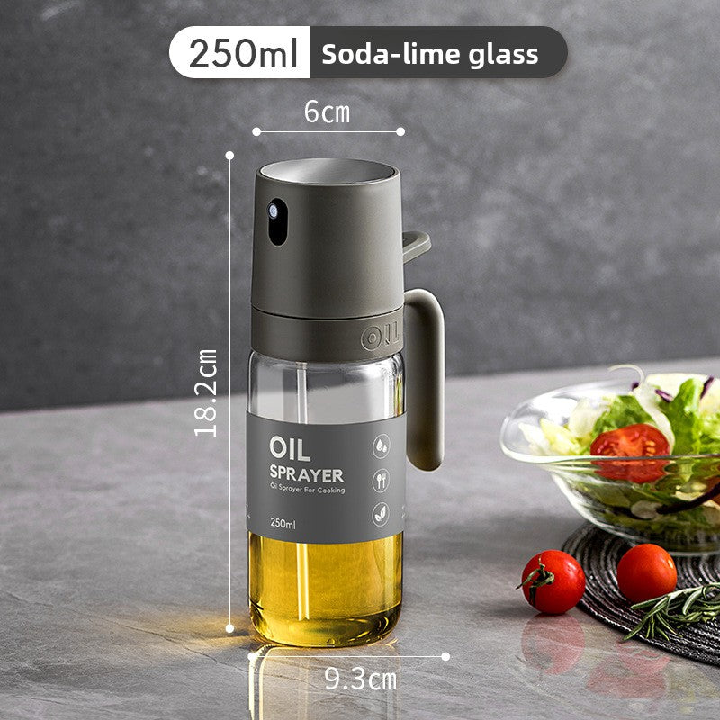 Personalized Design Oil Sprayer Kitchen Household Glass Spray Oil Sprayer Leak-Proof Oil Can Air Fryer Oil Spray Bottle