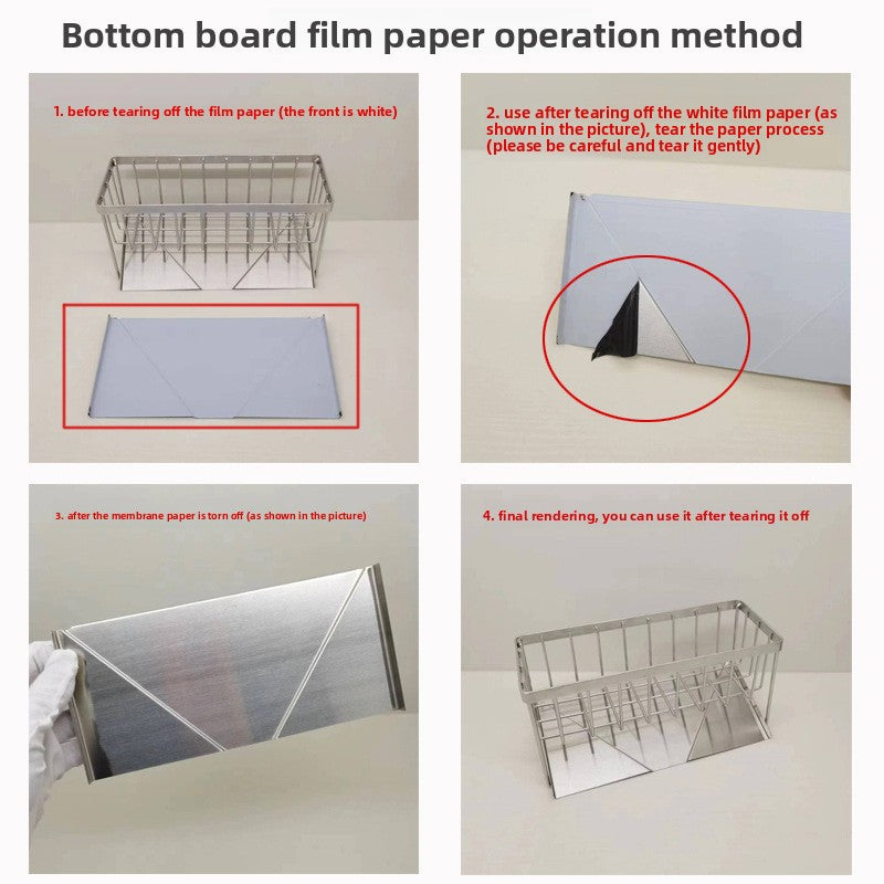 304 Stainless Steel Sponge Holder Sink Cloth Draining Rack Kitchen Supplies Countertop Multifunctional Storage Organizer