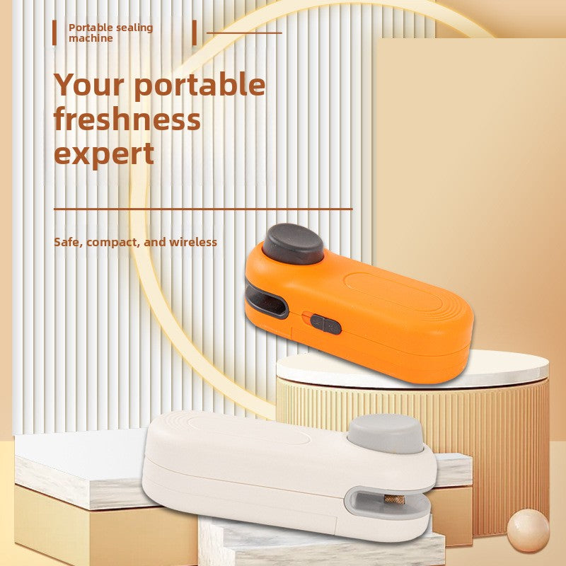 Mini Sealing Machine Small Household Plastic Sealer Snack Moisture-Proof Sealing Artifact Portable Hand Press Plastic Bag Sealer