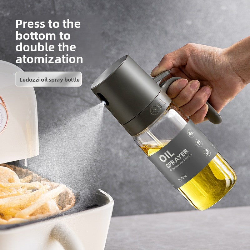 Personalized Design Oil Sprayer Kitchen Household Glass Spray Oil Sprayer Leak-Proof Oil Can Air Fryer Oil Spray Bottle