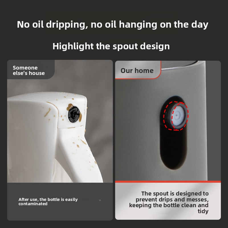 Personalized Design Oil Sprayer Kitchen Household Glass Spray Oil Sprayer Leak-Proof Oil Can Air Fryer Oil Spray Bottle
