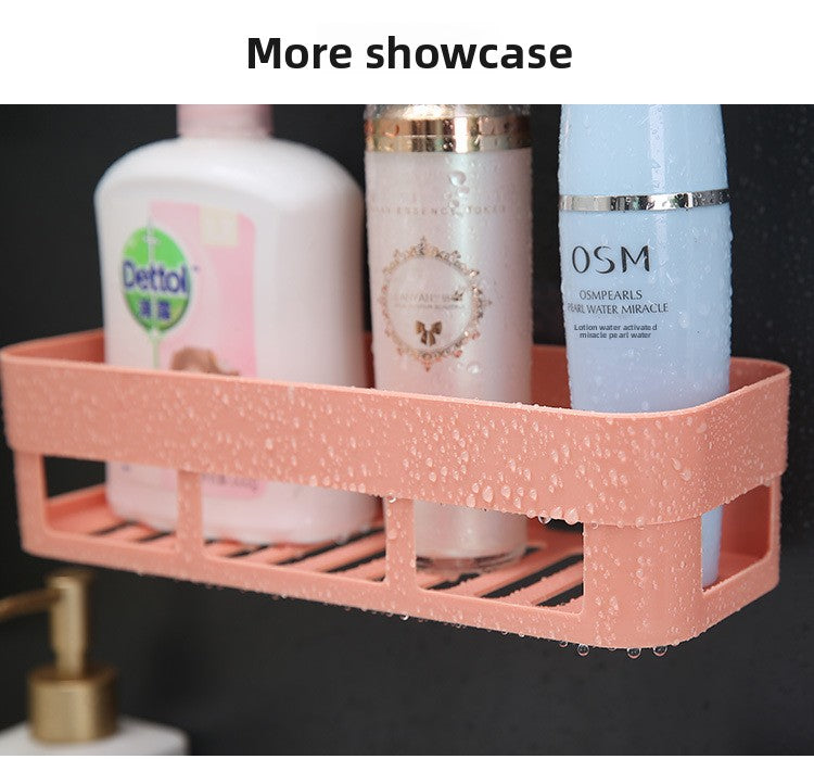 Bathroom Storage Rack Wall-Mounted Bathroom Punch-Free Storage Rack Toilet Suction Cup Bathroom Storage Tripod