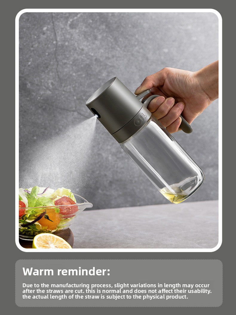 Personalized Design Oil Sprayer Kitchen Household Glass Spray Oil Sprayer Leak-Proof Oil Can Air Fryer Oil Spray Bottle