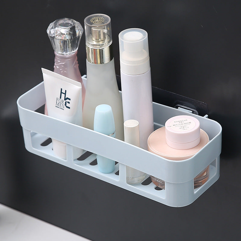 Bathroom Storage Rack Wall-Mounted Bathroom Punch-Free Storage Rack Toilet Suction Cup Bathroom Storage Tripod