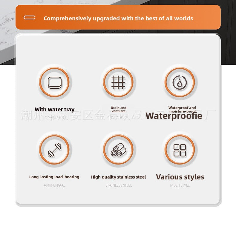 Dishcloth Rack Kitchen Storage Rack Sink Draining Basket Countertop Multifunctional Sponge Dishwashing Liquid Storage Rack