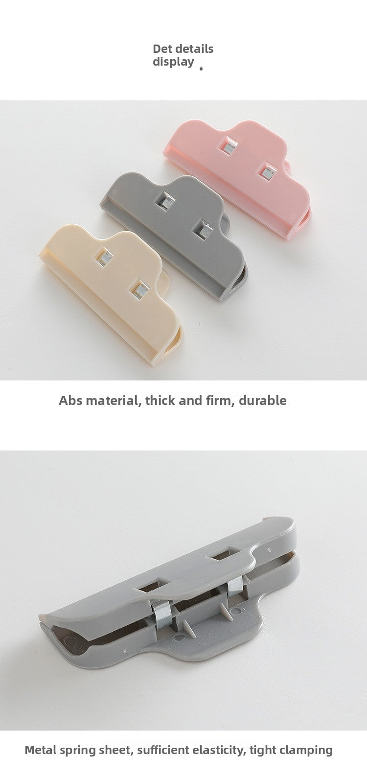 Kitchen Potato Chip Sealing Clips Wholesale Food Japanese Sealing Device Household Plastic Snack Bag Sealing Clips